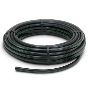 HDPE Coil Pipe 6 Bar Pressure PE 63, 75 mm Outer Diameter, SDR 17.6, Black