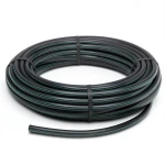 HDPE Plastic Coil Pipe PN 4 Bar PE 63, 125 mm Diameter, SDR 26, Black