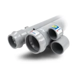 UPVC Pipes Nominal Pressure 6 Bar Outer Diameter 140 mm Thickness 3.5 mm Gray | Al Watania Plastics