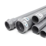 UPVC Pipes Nominal Pressure 6 Bar Outside Diameter 180 mm Thickness 4.4 mm Gray | Al Watania Plastics