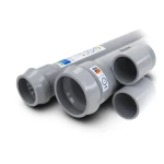 UPVC Pipes Nominal Pressure 6 Bar Outside Diameter 200 mm Thickness 4.9 mm Gray | Al Watania Plastics