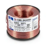 6 AWG Stranded Copper American Wire PVC Insulation 105°C Blue 600V 500ft | Asharqiyah Cables Company for Industry