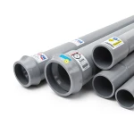 UPVC Pipes Nominal Pressure 8 Bar Outside Diameter 200 mm Thickness 6.2 mm Gray | Al Watania Plastics