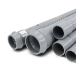 UPVC Pipes Nominal Pressure 8 Bar Outside Diameter 225 mm Thickness 6.9 mm Gray | Al Watania Plastics