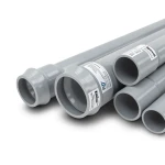 UPVC Pipes Nominal Pressure 6 Bar Outside Diameter 250 mm Thickness 6.2 mm Gray | Al Watania Plastics