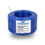 سلك كهرباء نحاس مجدول 14 AWG معزول PVC 105°C، أزرق، 600 فولت، 2500 قدم | شركة كابلات الشرقية للصناعة