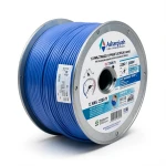 سلك امريكي 12 AWG نحاس مجدول عزل PVC 105°C أزرق، 600 فولت، 2500 قدم | شركة كابلات الشرقية للصناعة