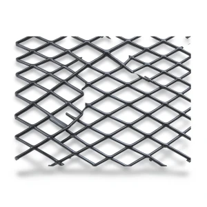 Hot Rolled Black Steel Expanded Metal Mesh Khaleeji 1.4 mm Thickness 1.22 m Width 2 m Length