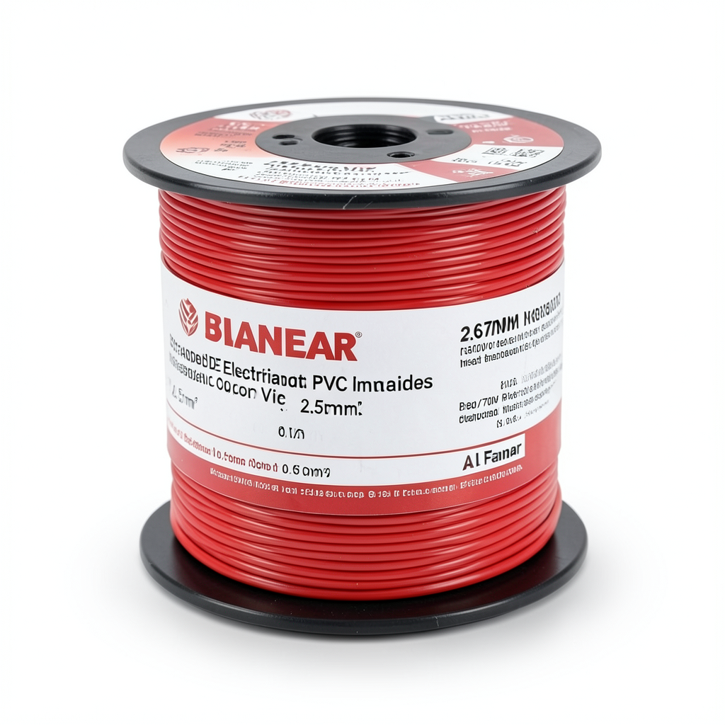 سلك كهرباء مجدول 2.5 ملم 450/750 فولت موصل نحاس قطر 0.67 مم معزول PVC مقاوم للحرارة | شركة الفنار