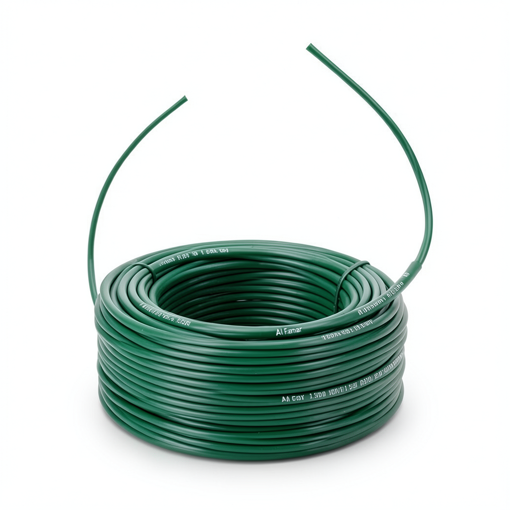 Flexible Tinned Copper Single Wire 1.5mm, 600/1000V, Green | Al Fanar