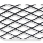 Hot Rolled Black Steel Expanded Metal Mesh Khaleeji 1.5 mm Thickness 1.22x2 m