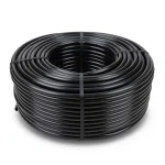HDPE Coil Pipe 12.5 Bar Pressure PE 80, 90 mm OD, 8.2 mm Thickness, Black