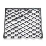 Hot Rolled Steel Expanded Metal Mesh Khaleeji 1.5 mm Thickness 1.22x4 m Black