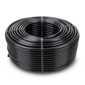 لفة أنابيب HDPE ضغط 12.5 بار PE 80 قطر خارجي 125 ملم SDR 11 لون أسود
