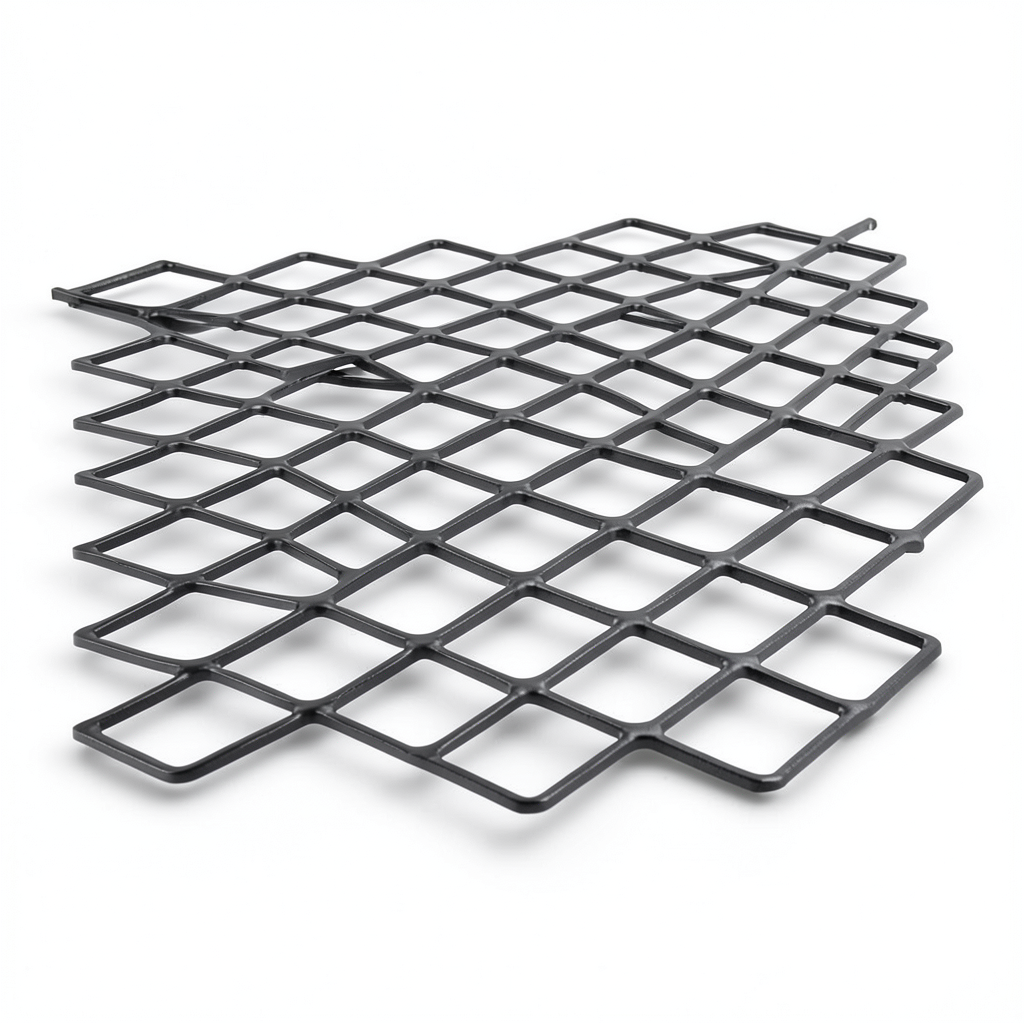 Hot Rolled Black Steel Expanded Metal Mesh Khaleeji 1.5 mm Thickness 5 meter Length 1.22 meter Width