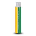 لفة سلك مفرد 10 mm 600/1000 فولت، موصل نحاس شعر مغطى بالقصدير، لون أصفر/أخضر | شركة الفنار
