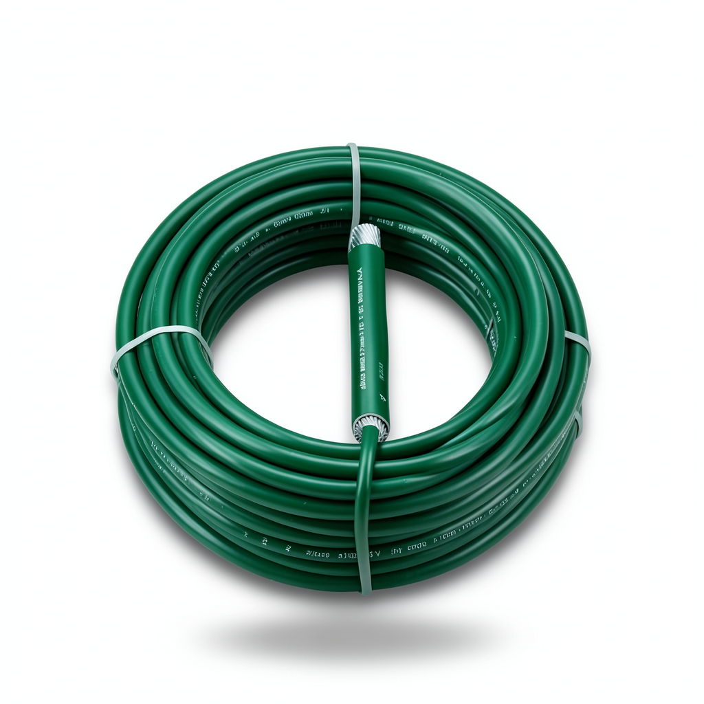 Flexible Tinned Copper Single Wire 35mm Conductor, 600/1000V, Green | Al Fanar