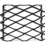 Hot Rolled Black Steel Expanded Metal Mesh Khaleeji Thickness 1.5 mm Width 1.22 m Length 6 m