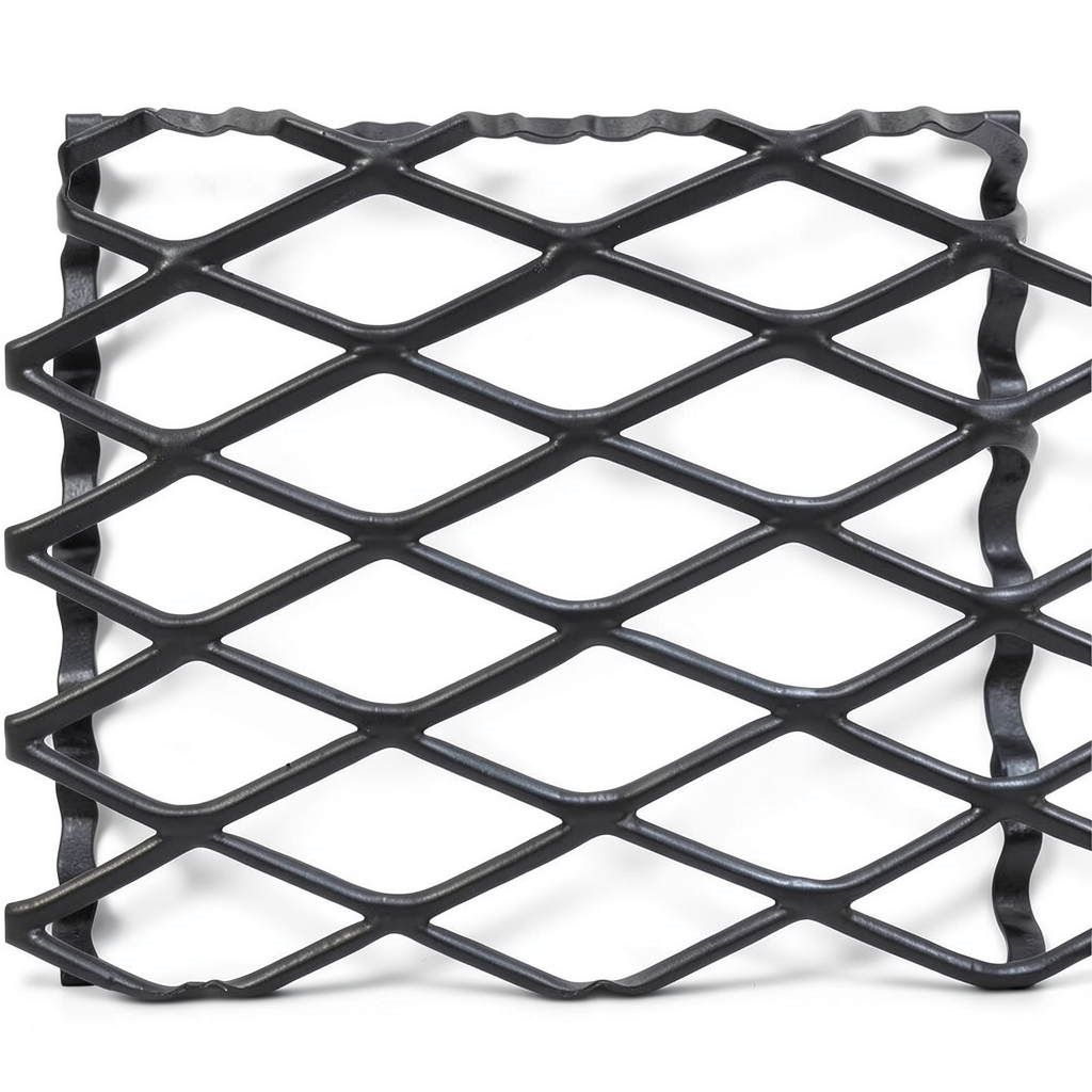 Hot Rolled Black Steel Expanded Metal Mesh Khaleeji Thickness 1.5 mm Width 1.22 m Length 6 m