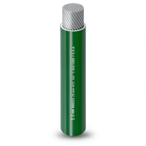 سلك مفرد نحاس مرن مطلي بالقصدير مقاس 50mm² 600/1000V لون أخضر | شركة الفنار