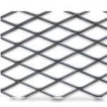 Hot Rolled Steel Expanded Metal Mesh Khaleeji 1.7 mm Thickness 1.22 m Width 1 m Length