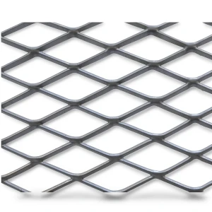 Hot Rolled Steel Expanded Metal Mesh Khaleeji 1.7 mm Thickness 1.22 m Width 1 m Length