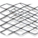 Hot Rolled Steel Expanded Metal Mesh Khaleeji 1.7 mm Thickness 1.22m Width 3m Length