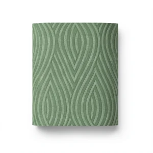 Wall Decoration Wavy Design 10m x 0.53m Green, Model 364-1