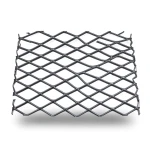 Hot Rolled Steel Expanded Metal Mesh 1.7 mm Thickness 1.22x4 m Black