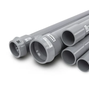 UPVC Pipes Nominal Pressure 6 Bar Outside Diameter 180 mm Thickness 4.4 mm Gray | Al Watania Plastics