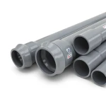UPVC Pipes Nominal Pressure 8 Bar Outside Diameter 125 mm Thickness 3.9 mm Gray | Al Watania Plastics