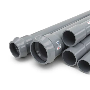 UPVC Pipes Nominal Pressure 8 Bar Outside Diameter 125 mm Thickness 3.9 mm Gray | Al Watania Plastics