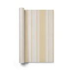 Italian Wallpaper Striped Design Beige Color, Size 10mx0.53m, Model Z21727