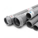 UPVC Pipes 8 Bar Pressure 250 mm OD 7.7 mm Thickness Gray | Al Watania Plastics
