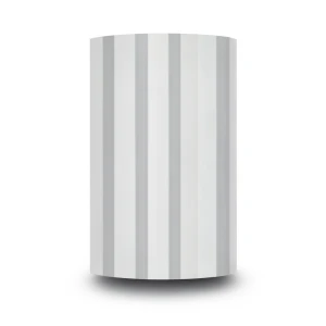 Italian Wallpaper Pale Gray Color Striped Design, Size 10mx0.53m