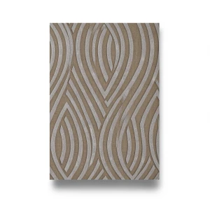 Wavy Wall Covering Brown Color 10m x 0.53m, Model 364-2