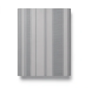 Italian Wallpaper Gray Color Striped Design, Size 10mx0.53m
