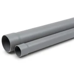 UPVC Plastic Pipe SDR 11 Size 63 mm Thickness 5.8 mm Gray