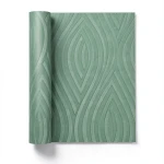 Wall Decoration Wavy Design 10m x 0.53m Green, Model 364-1