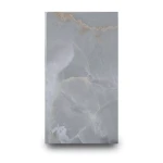 بلاط ارضيات بورسلان هندي 60×120 سم، سمك 0.9 مم، سطح لامع، لون رمادي