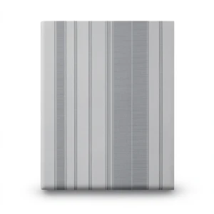 ورق جداري ايطالي لون رمادي تصميم مقلم، مقاس 10 م×0.53 م