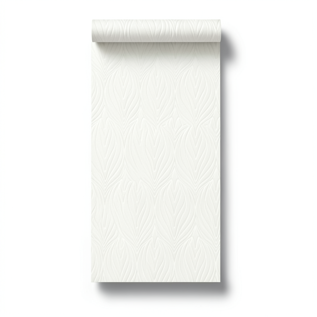 Modern Italian Wallpaper 10m x 0.53m Off White, Model 41211
