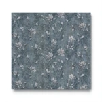 Floral Wall Covering 10m x 1.06m Dark Gray Color, Model 41342