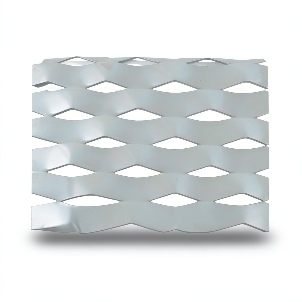 Hot Rolled Expanded Metal Mesh Drie Shape 1.4 mm Wire Diameter 2.44 M Width 3 M Length