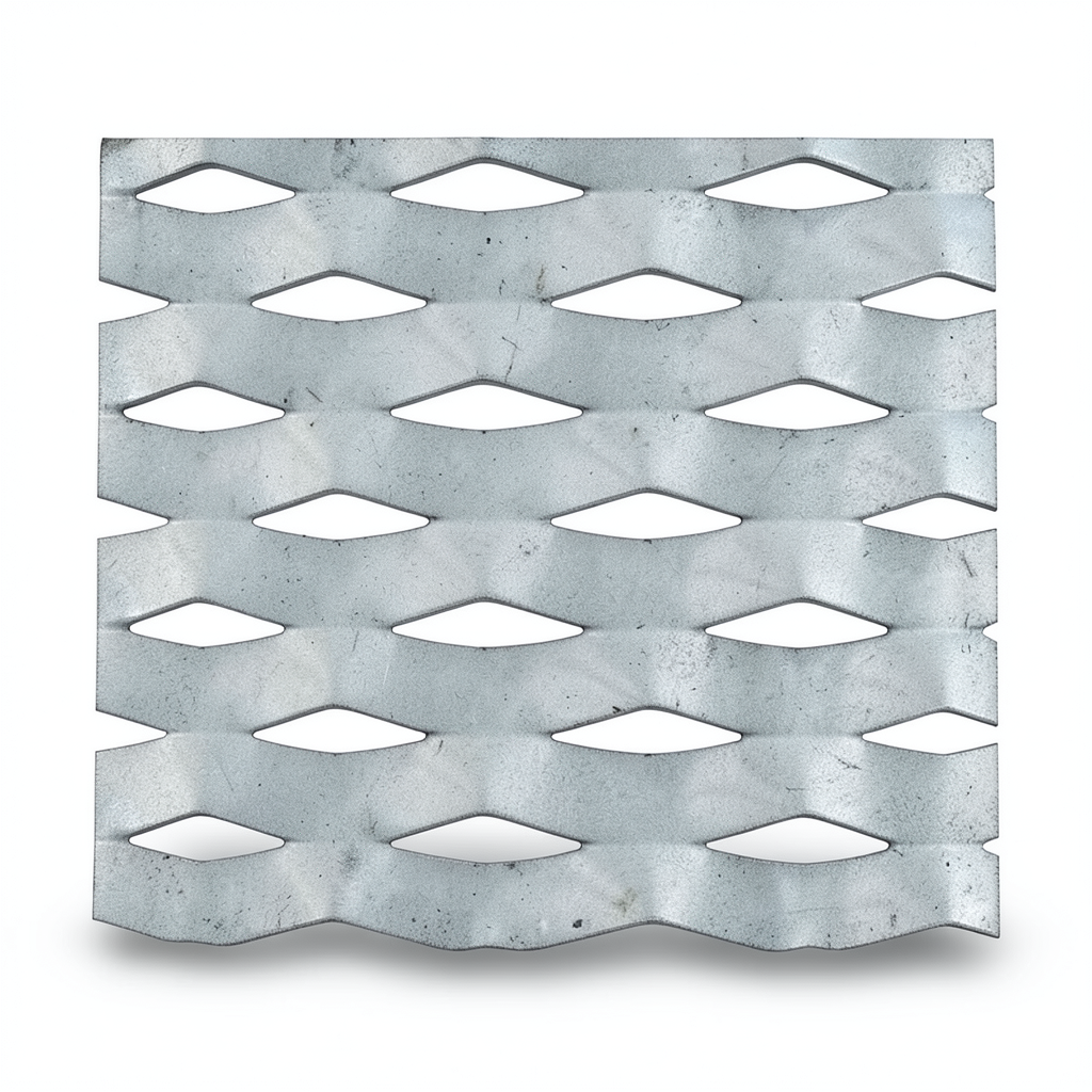 Hot Rolled Expanded Mesh Drie Form, Wire Diameter 1.4 mm, Width 2.44 M, Length 4 M