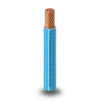 كابل نحاس THHN/THWN معزول PVC 105°C مقاس 5.26 مم² 600 فولت طول 250 قدم أزرق | شركة الفنار