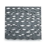 Hot Rolled Flattened Expanded Metal Wire Diameter 1.5 mm, Width 2.44 M, Length 7 M, Drie Shape