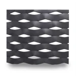 Hot Rolled Expanded Metal, Drie Design, Wire Diameter 1.7 mm, Width 2.44 M, Length 1 M
