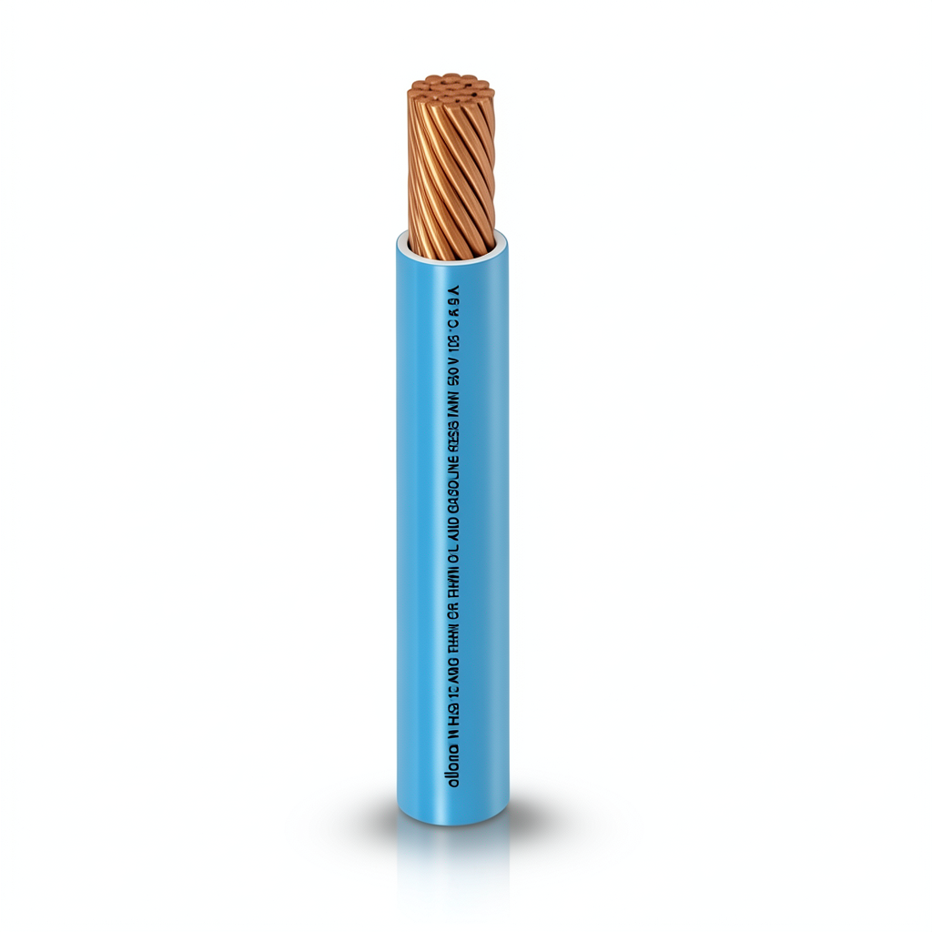 THHN/THWN Copper Cable PVC 105°C Insulation 13.3 mm² 600 Volt 250 Feet Blue | Al Fanar