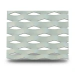 Hot Rolled Expanded Metal Mesh Drie Shape 1.7 mm Thick 2.44x2 m